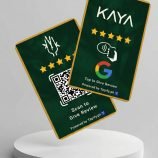 Customized Kaya Restaurant Digital NFC Card