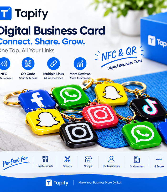 Tapify NFC Keychains Tapify NFC Keychains